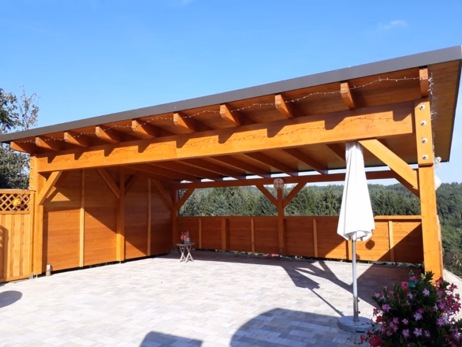 Carports und Überdachungen aus Holz – Originalfoto von Holzbau Feldhofer