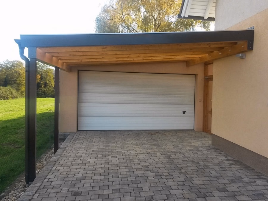 Carports und Überdachungen aus Holz – Originalfoto von Holzbau Feldhofer