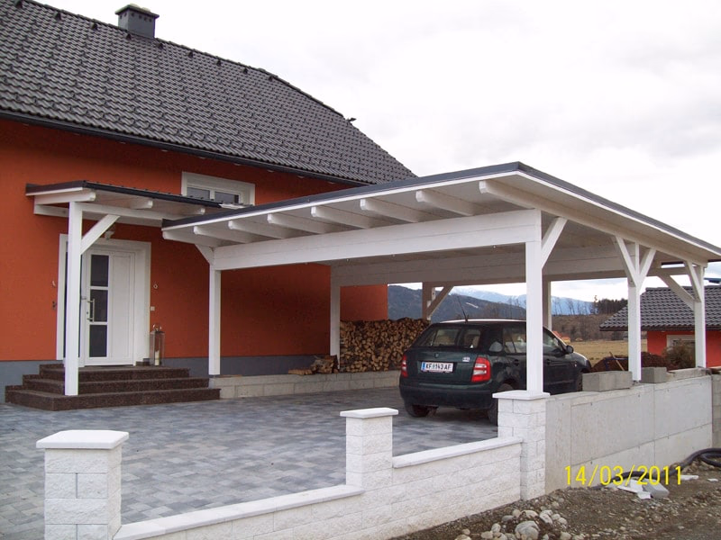 Carports und Überdachungen aus Holz – Originalfoto von Holzbau Feldhofer