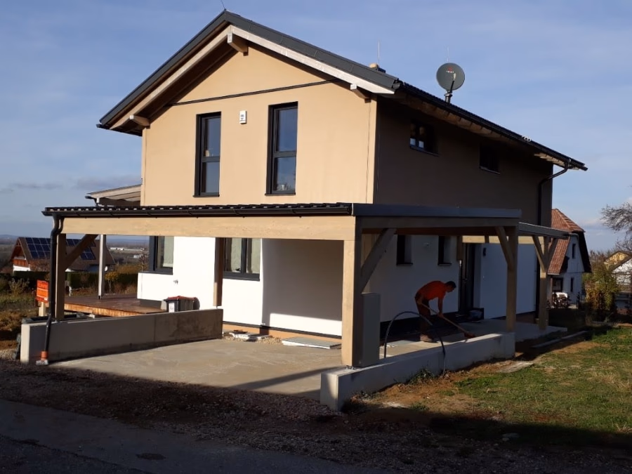 Carports und Überdachungen aus Holz – Originalfoto von Holzbau Feldhofer