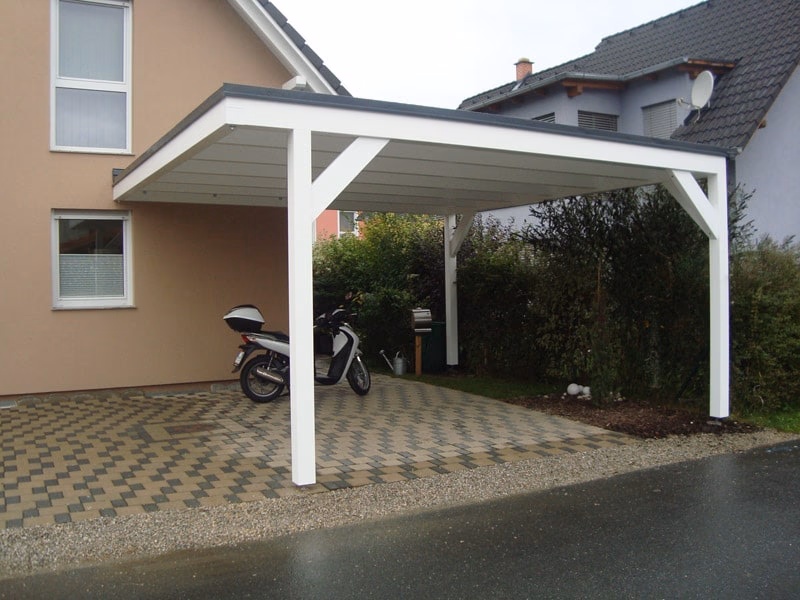 Carports und Überdachungen aus Holz – Originalfoto von Holzbau Feldhofer