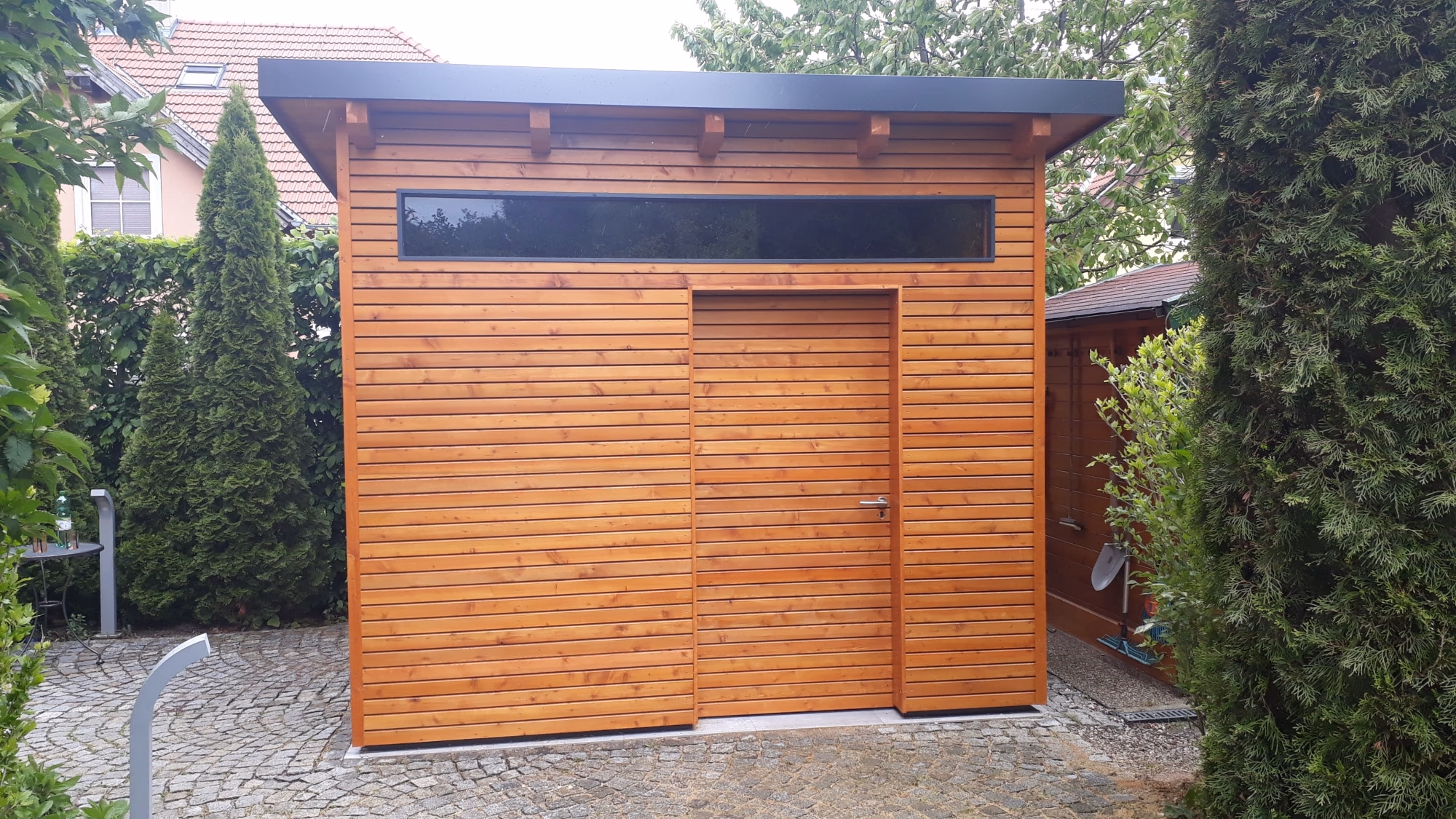Poolhäuser – Originalfoto von Holzbau Feldhofer