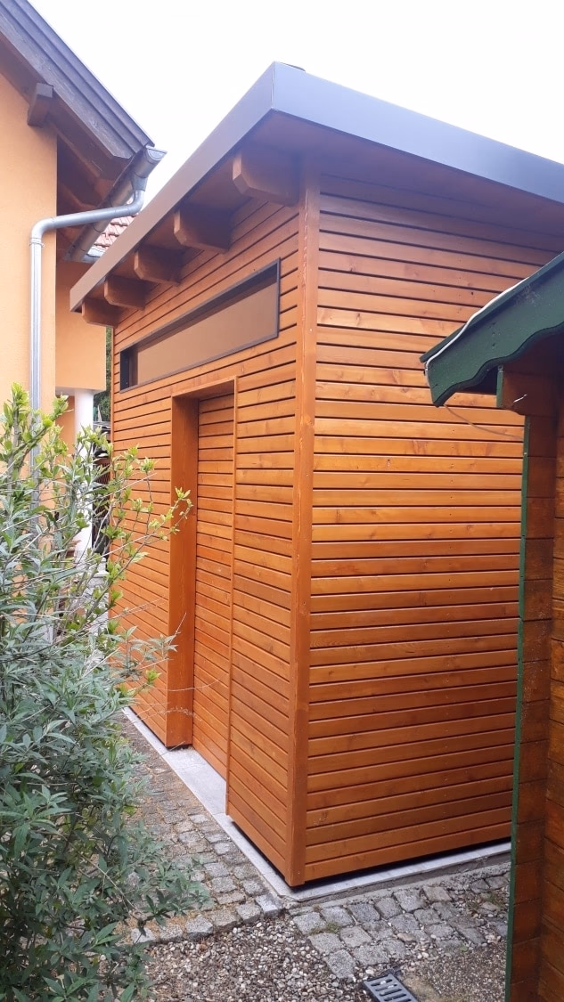 Poolhäuser – Originalfoto von Holzbau Feldhofer