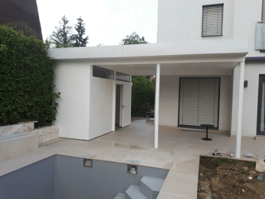Poolhäuser – Originalfoto von Holzbau Feldhofer