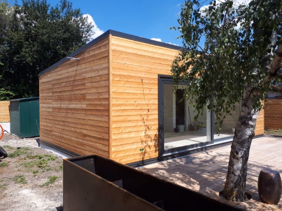 Poolhäuser – Originalfoto von Holzbau Feldhofer