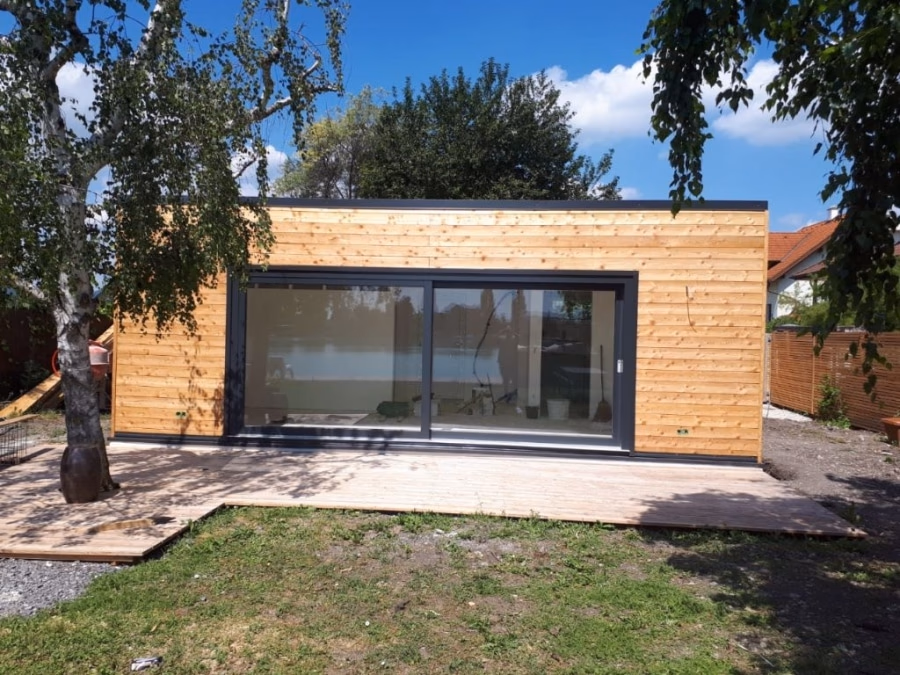 Poolhäuser – Originalfoto von Holzbau Feldhofer
