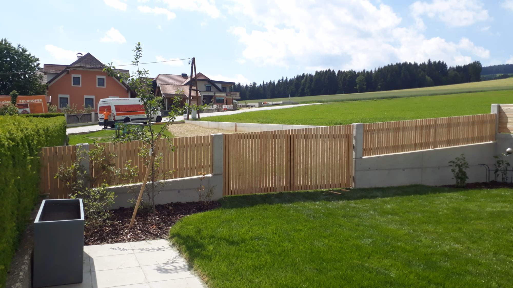 Zäune – Originalfoto von Holzbau Feldhofer