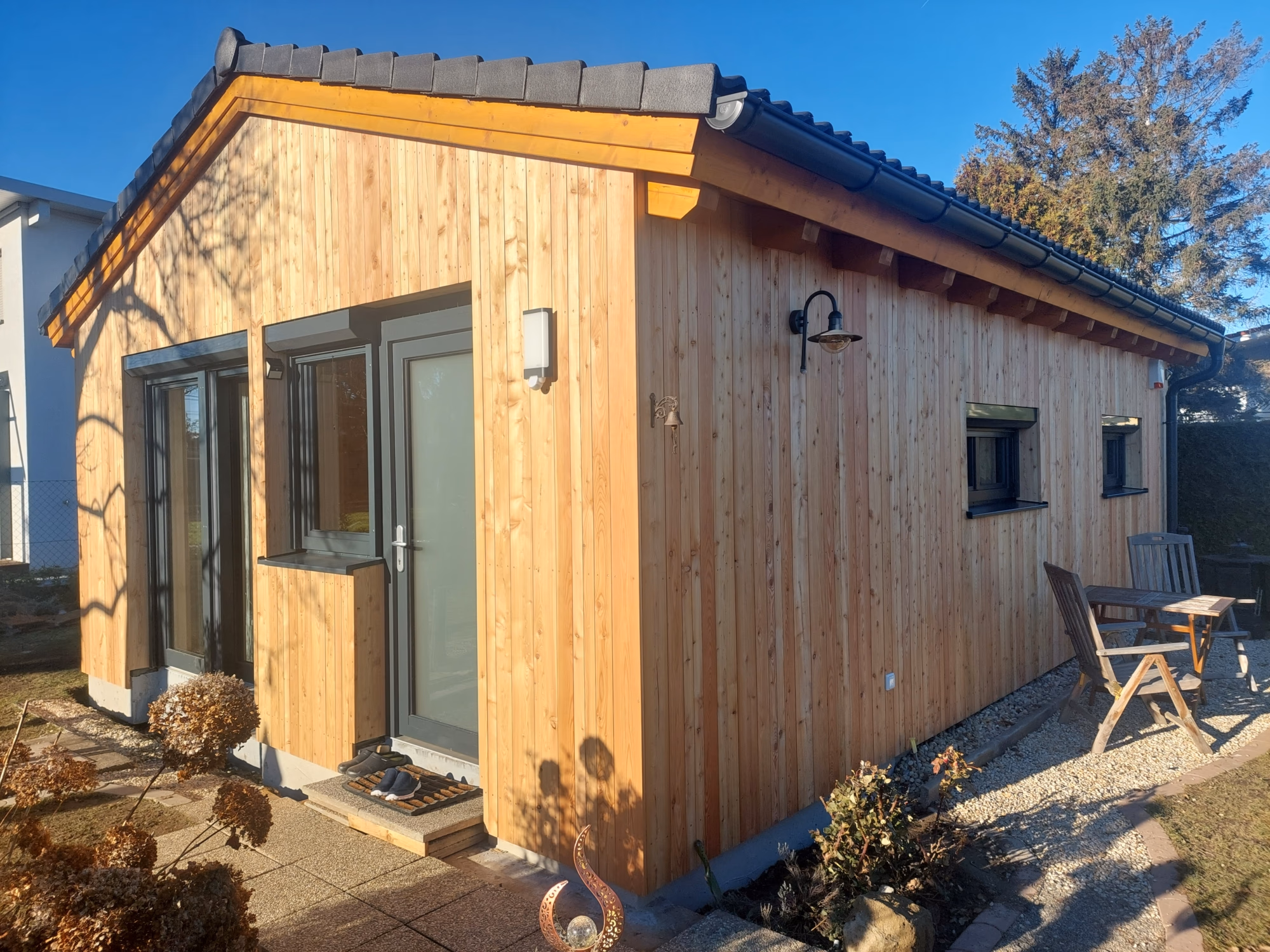 Fertighäuser – Originalfoto von Holzbau Feldhofer