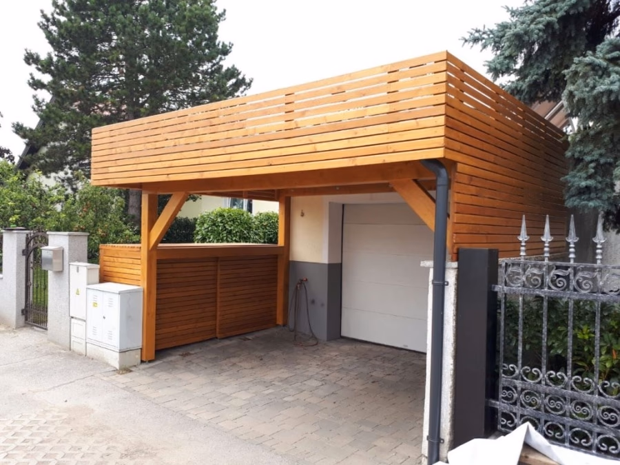 Carports und Überdachungen aus Holz – Originalfoto von Holzbau Feldhofer