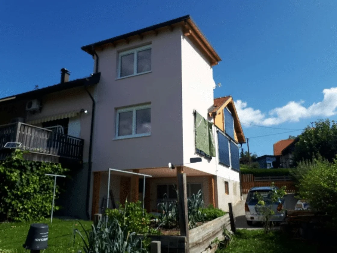 Fertighäuser – Originalfoto von Holzbau Feldhofer