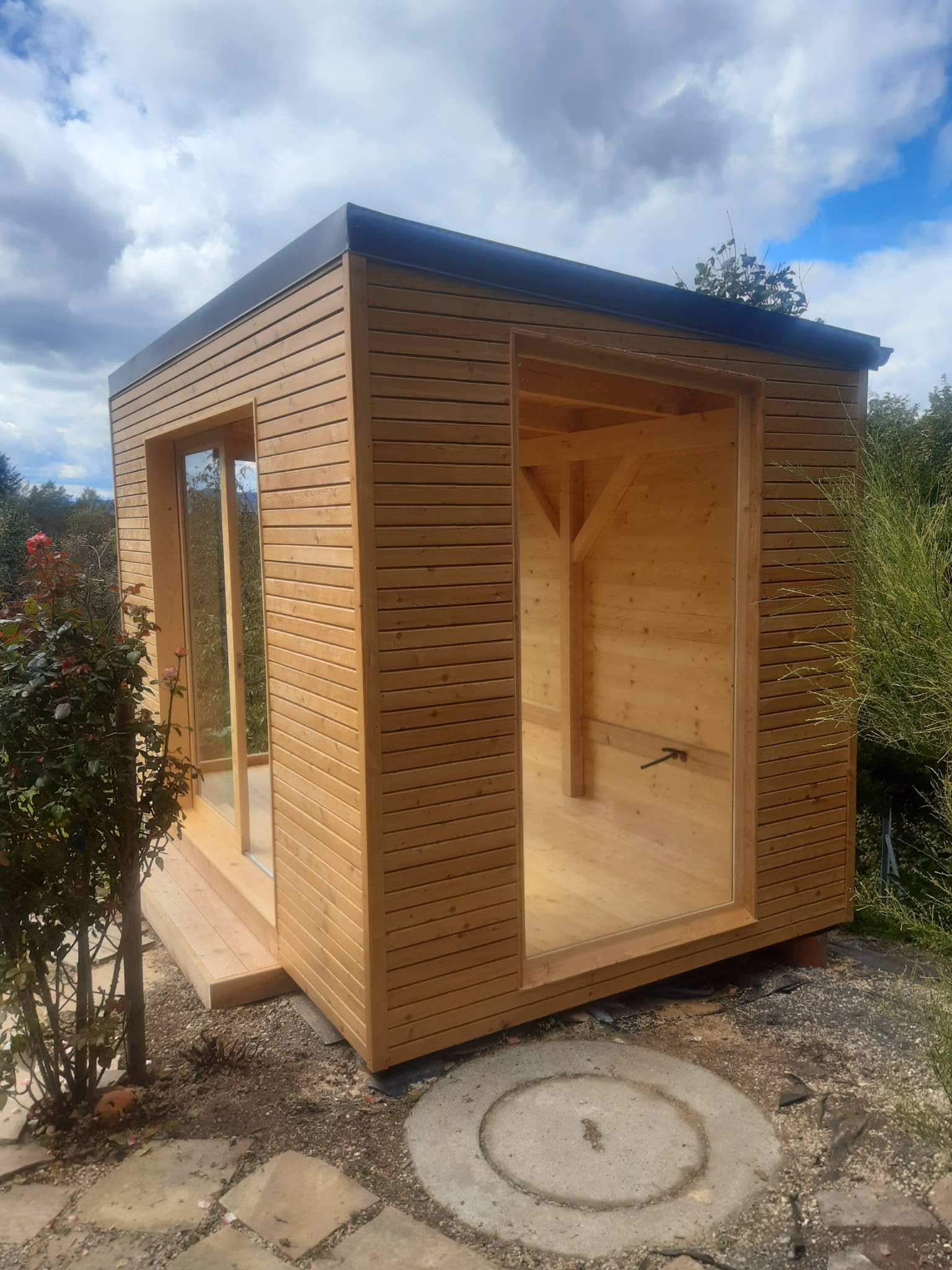 Poolhäuser – Originalfoto von Holzbau Feldhofer