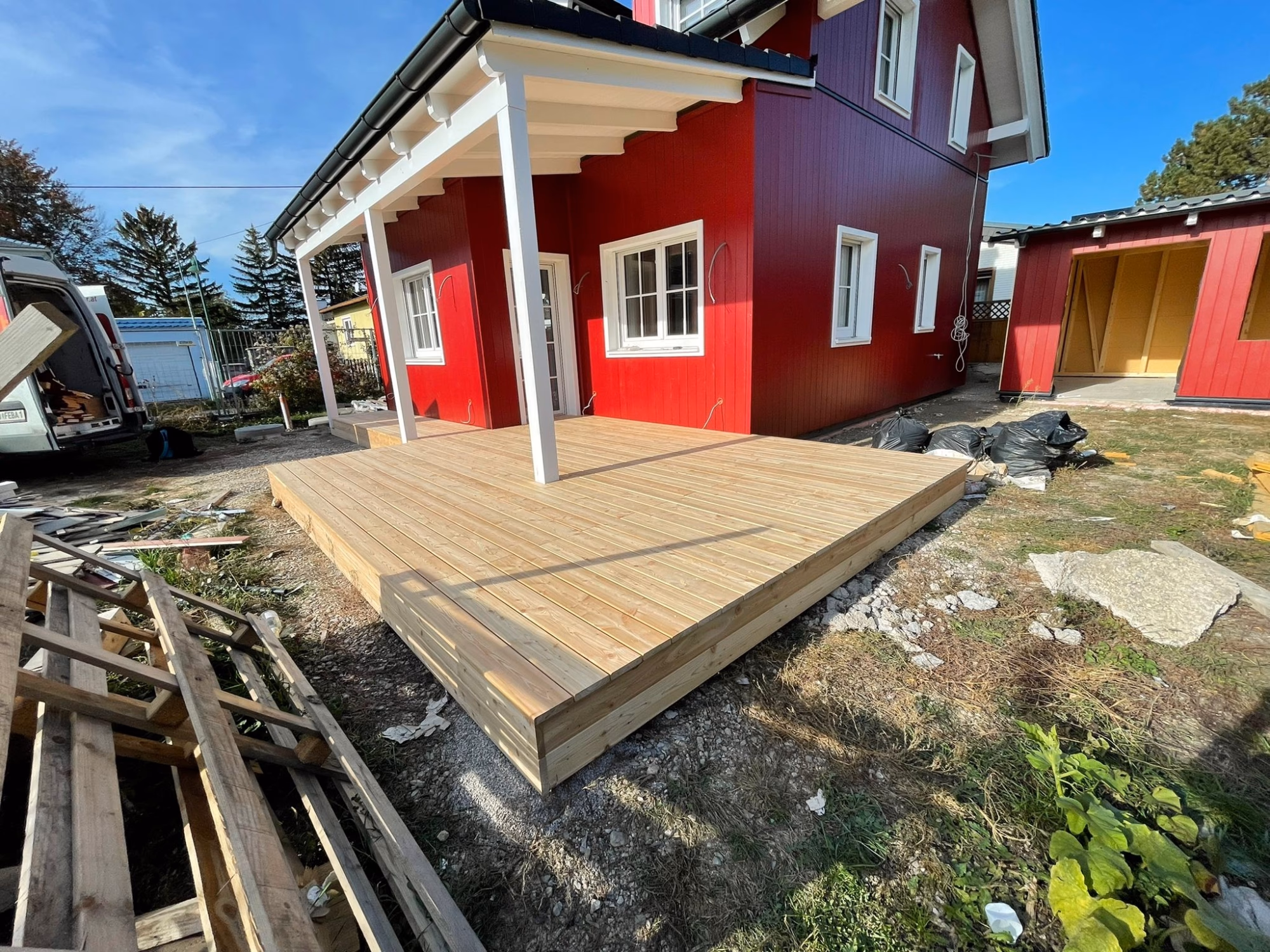 Fertighäuser – Originalfoto von Holzbau Feldhofer