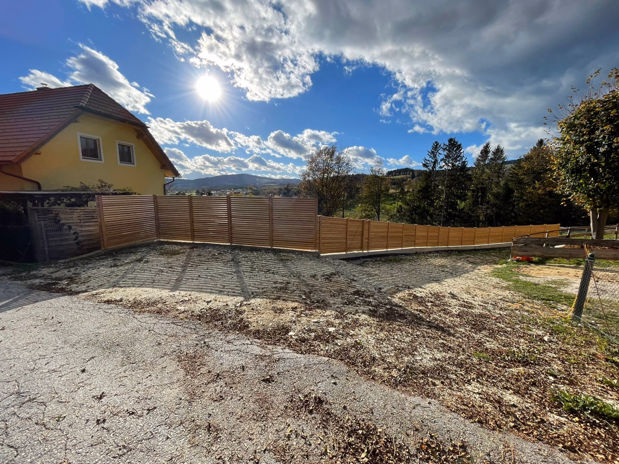 Zäune – Originalfoto von Holzbau Feldhofer