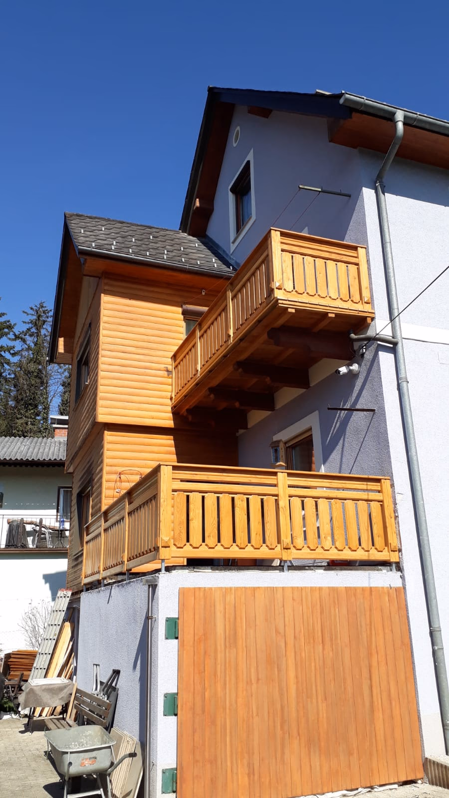 Balkone – Originalfoto von Holzbau Feldhofer