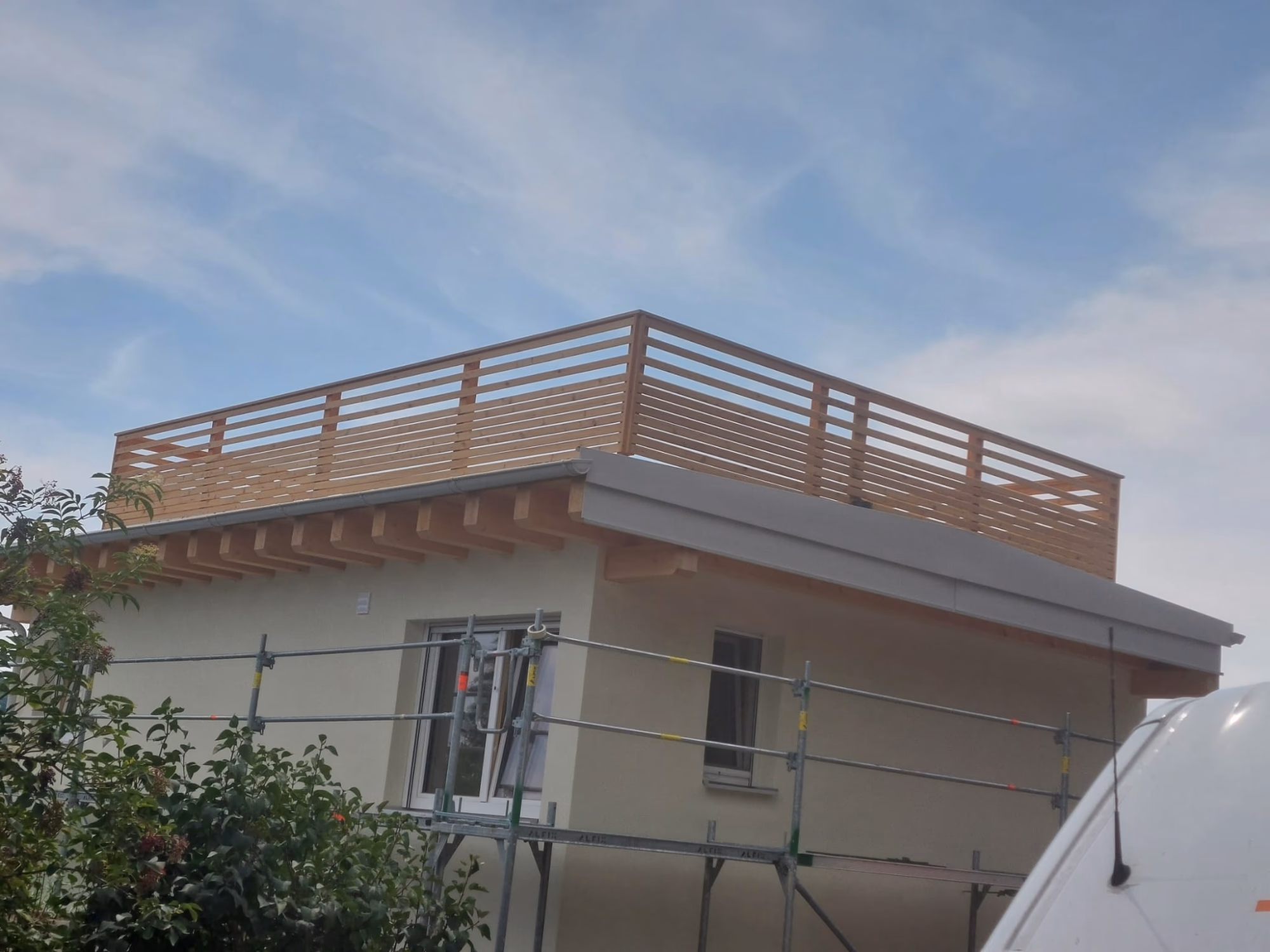 Fertighäuser – Originalfoto von Holzbau Feldhofer