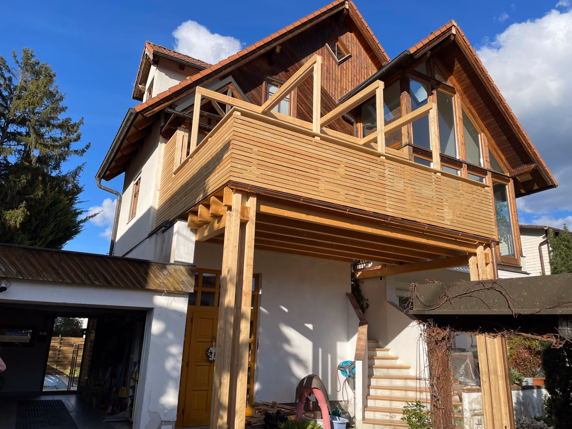 Balkone – Originalfoto von Holzbau Feldhofer
