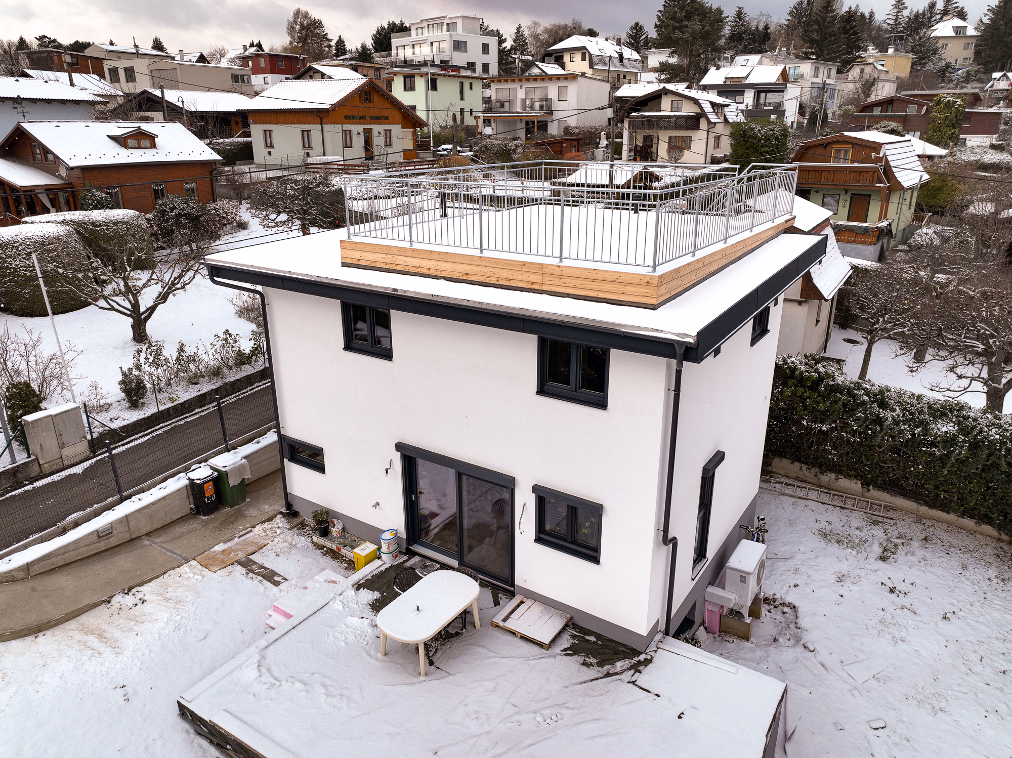 Fertighäuser – Originalfoto von Holzbau Feldhofer
