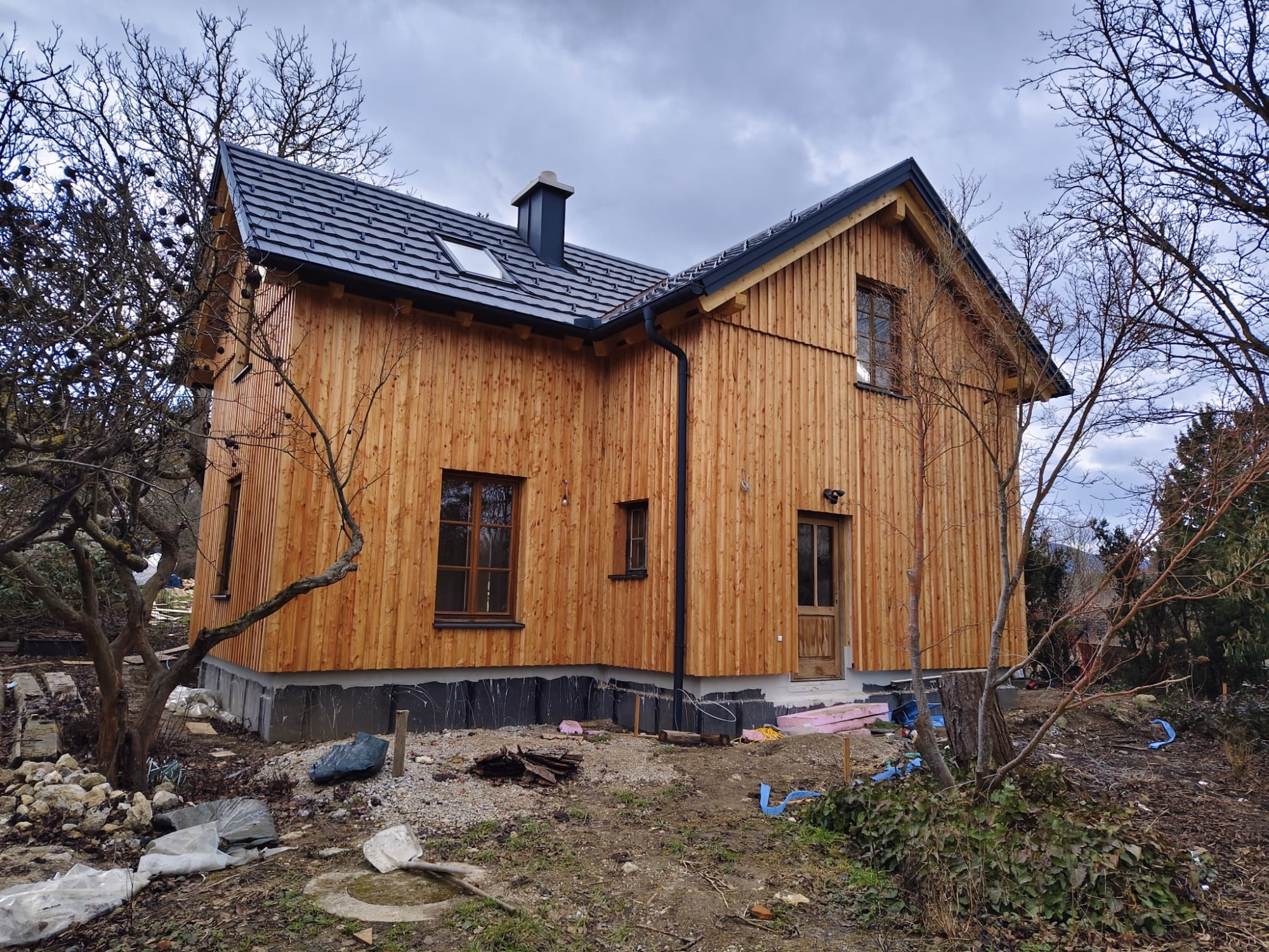 Fertighäuser – Originalfoto von Holzbau Feldhofer
