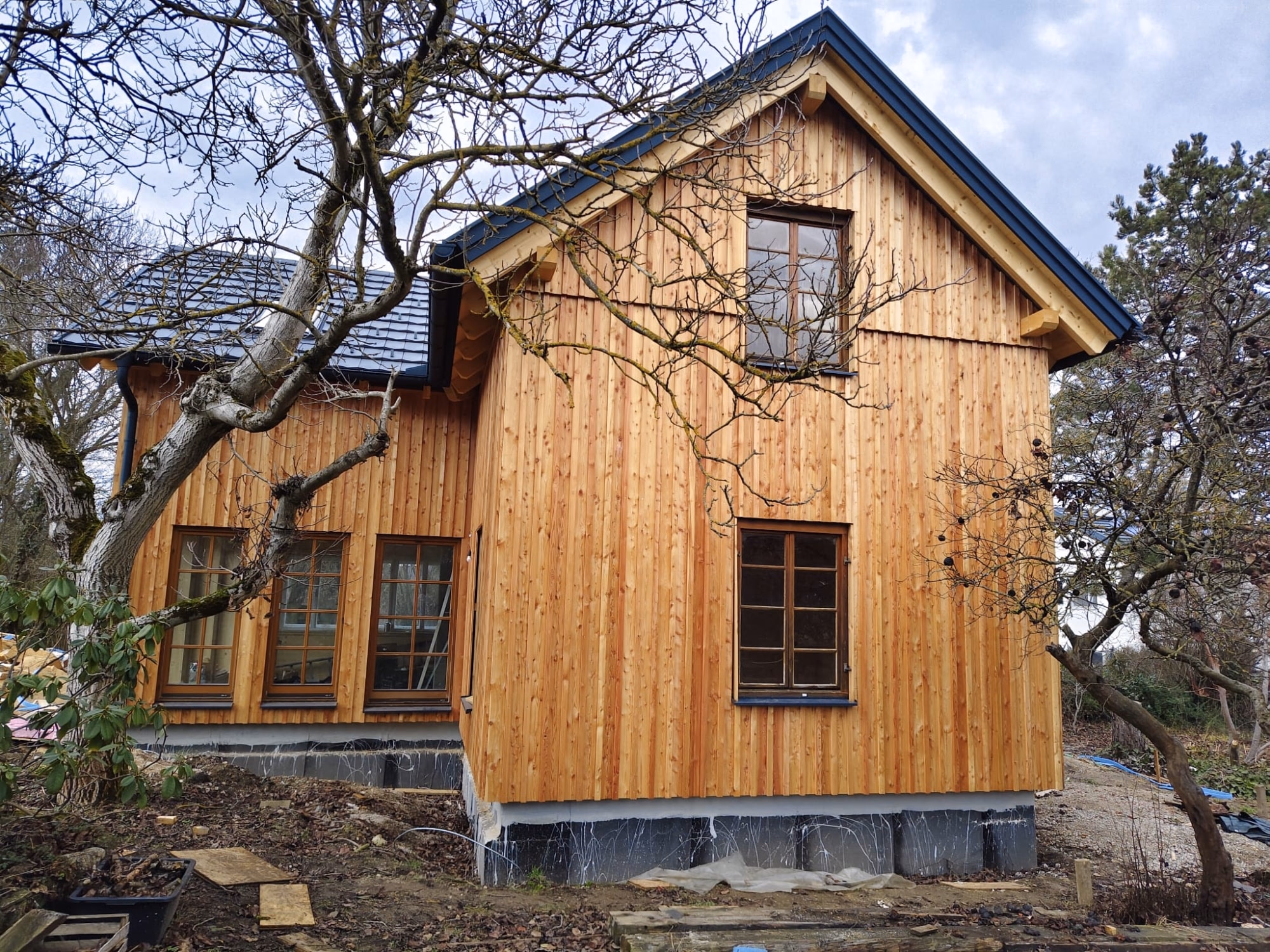 Fertighäuser – Originalfoto von Holzbau Feldhofer